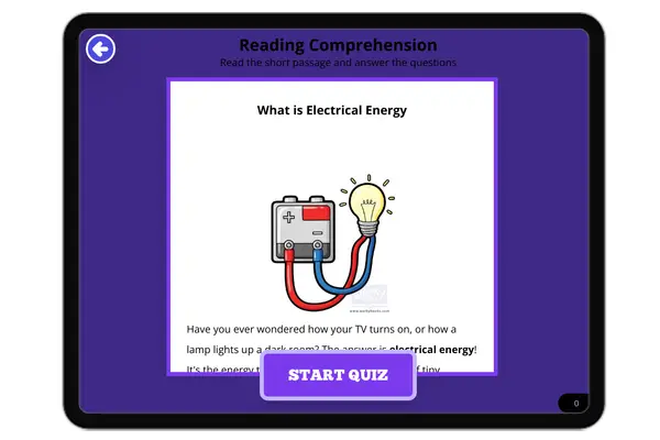 Electrical Energy - reading educational content