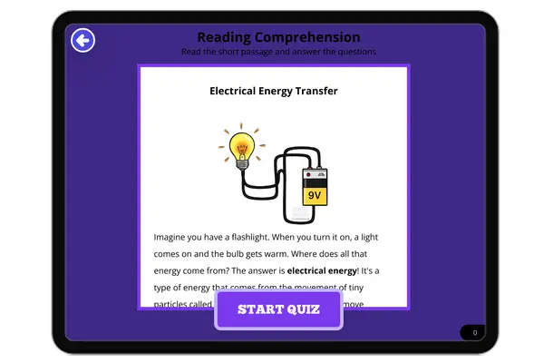 Electrical Energy Transfer - reading educational content