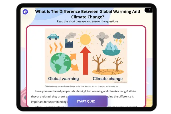 What Is The Difference Between Global Warming And Climate Change? - reading educational content