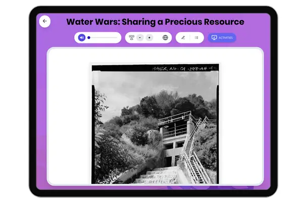 Water Wars: Sharing a Precious Resource - reading educational content