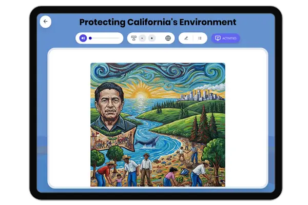 Protecting California's Environment - reading educational content