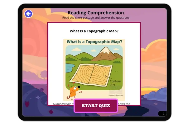 What Is a Topographic Map? - reading educational content