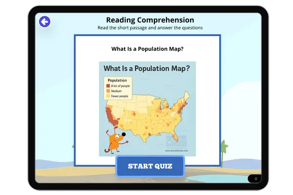 What Is a Population Map? - reading educational content