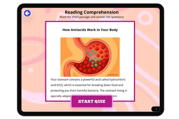 How Antiacids Work in Your Body - reading educational content