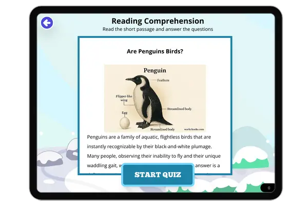 Are Penguins Birds? - reading educational content