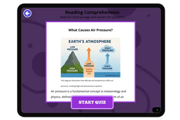 What Causes Air Pressure? - reading educational content