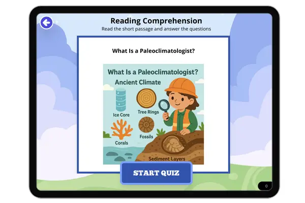 What Is a Paleoclimatologist? - reading educational content