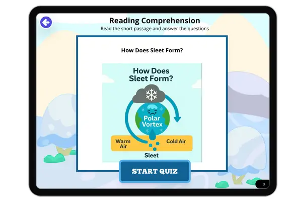 How Does Sleet Form? - reading educational content