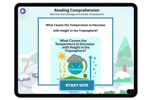 What Causes the Temperature to Decrease with Height in the Troposphere? - reading educational content
