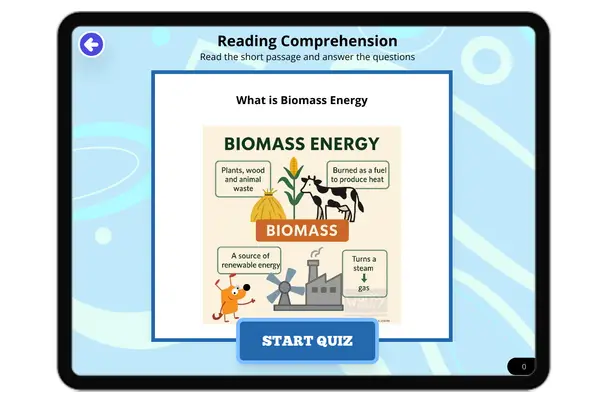 What is Biomass Energy - reading educational content