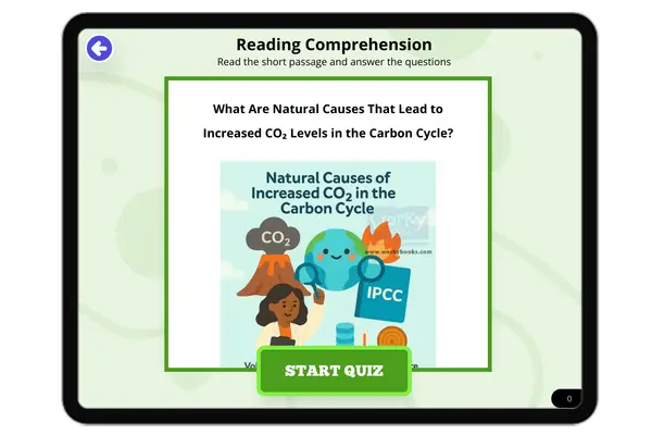 What Are Natural Causes That Lead to Increased CO₂ Levels in the Carbon Cycle? - reading educational content