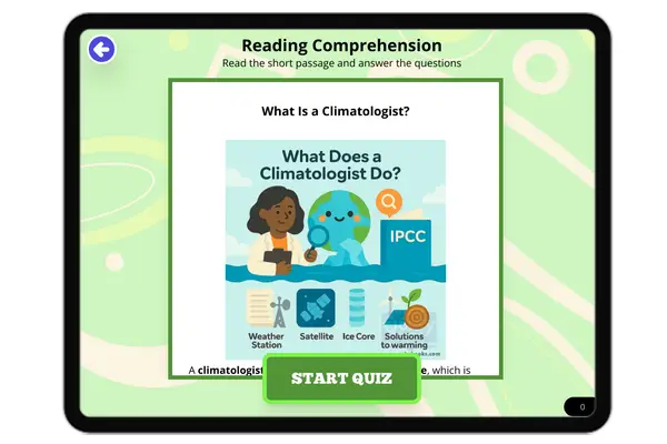 What Is a Climatologist? - reading educational content