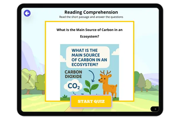 What Is the Main Source of Carbon in an Ecosystem? - reading educational content