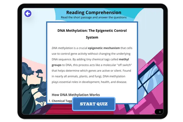 DNA Methylation: The Epigenetic Control System - reading educational content