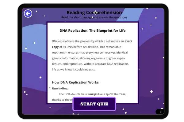 DNA Replication: The Blueprint for Life - reading educational content