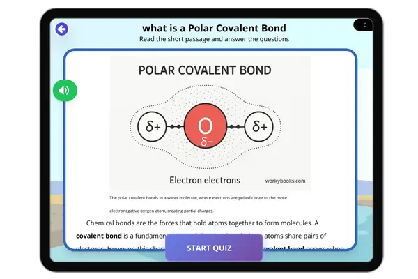 what is a Polar Covalent Bond - reading educational content