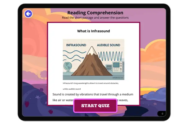 What is Infrasound - reading educational content