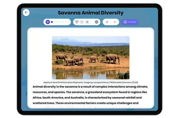What Is a Tropical Savanna? - reading educational content