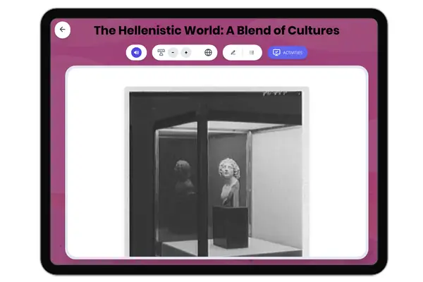 The Hellenistic World: A Blend of Cultures - reading educational content