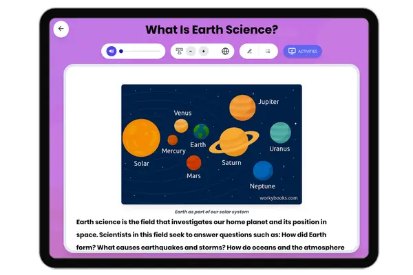 What Is Earth Science? - reading educational content