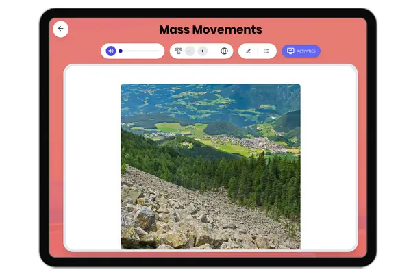 Mass Movements - reading educational content