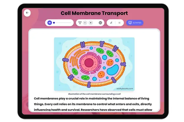 Cell Membrane Transport - reading educational content
