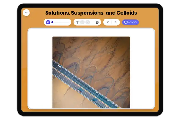 Solutions, Suspensions, and Colloids - reading educational content