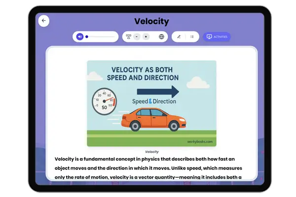 Velocity - reading educational content