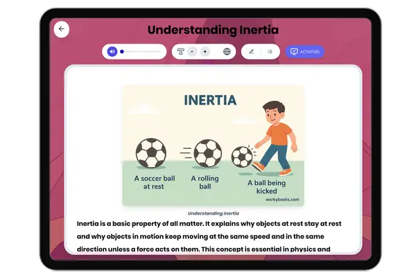 Understanding Inertia - reading educational content