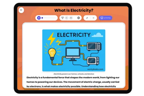 What Is Electricity? - reading educational content