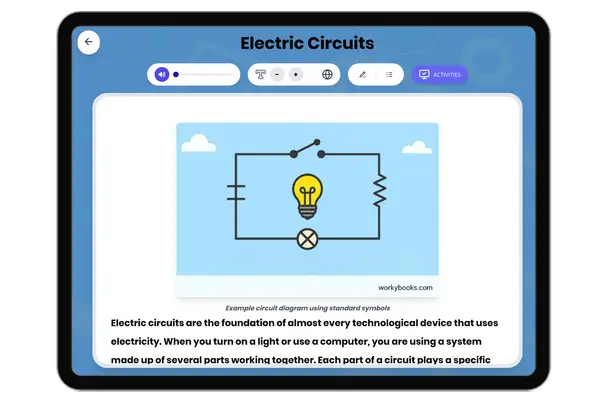 Electric Circuits - reading educational content