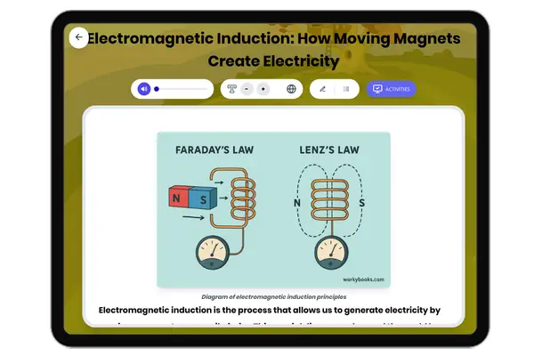 Electromagnetic Induction - reading educational content