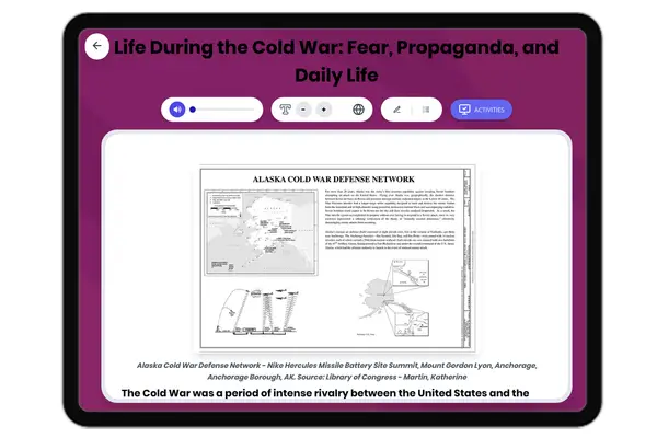 Life During the Cold War: Fear, Propaganda, and Daily Life - reading educational content