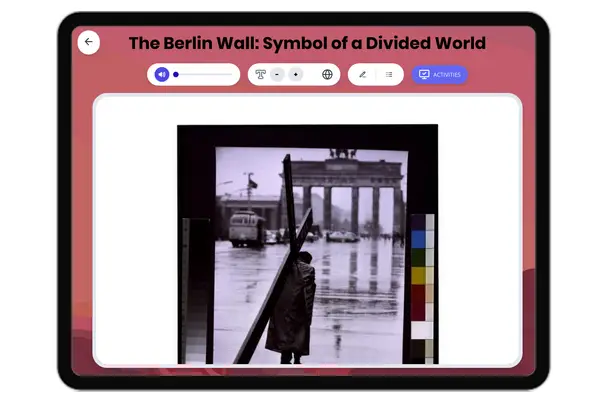 The Berlin Wall: Symbol of a Divided World - reading educational content